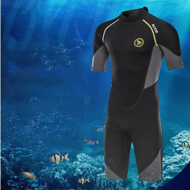 Hombres Traje de neopreno de 1.5 mm Traje de baño Shorty Manténgase abrigado Traje de protección para deportes acuáticos Esnórquel Canotaje Buceo XXXXL Macarena Los hombres traje de neopreno