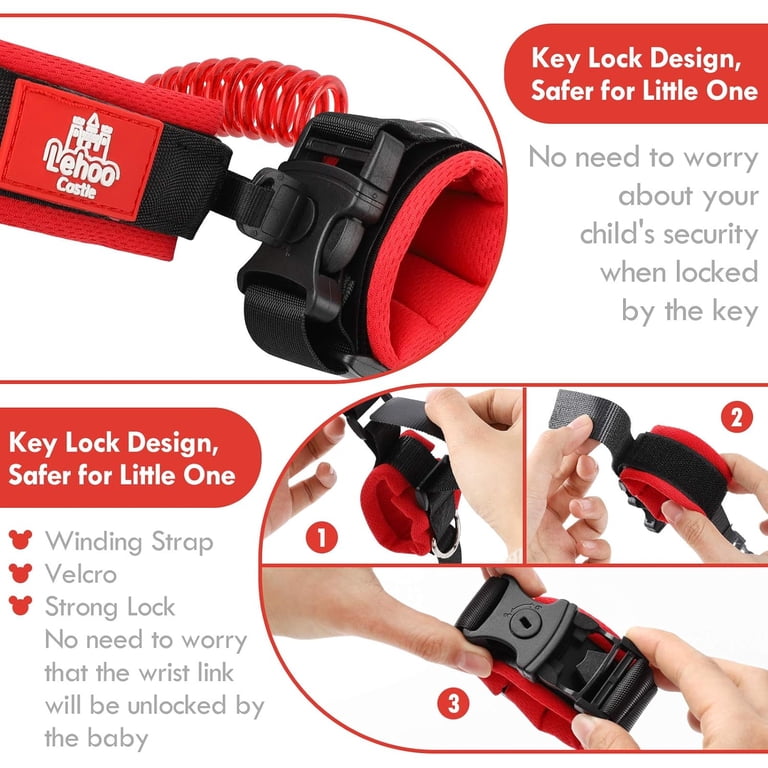 Lehoo Castle 4-in-1 Toddler Leash, Red photo 8