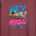 thumbnail image 3 of Hey Arnold! - Arnold Spray Paint 96 - Women's Lightweight French Terry Long Sleeve Shirt, 3 of 5