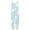 a-Mint Green63, variant on VNKIDY Kids Girls Casual Rabbit Print Spaghetti Strap Jumpsuit Smocked Waist Tapered Legs Romper For Spring Summer Daily Wear 9-10 Years Green