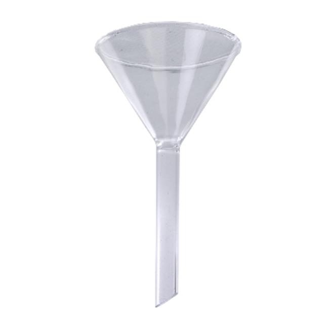 Short Stem Glass Funnel 50mm
