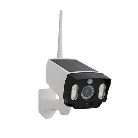 

HBBKVI Solar Lights Outdoor Simulation Surveillance Fake Camera Solar Lights Solar Lights Intelligent Light Control Rotatable Outdoor Lights Garden Lights Searchlights