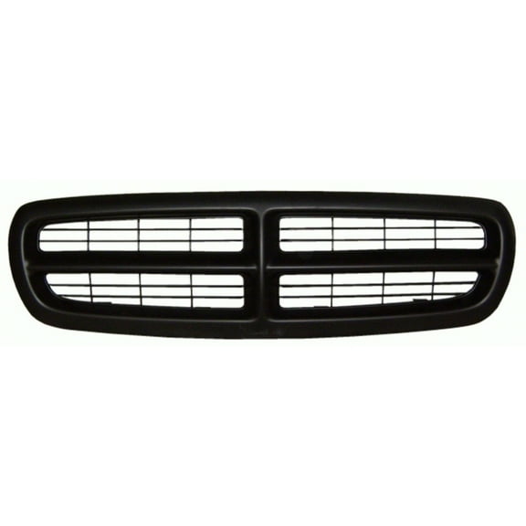 Kai 5179422AA Premium Fit Black Plastic Front Grille for 1997 - 2004 Dodge Dakota, 7 lb
