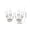 White, variant on Halloween Skeleton Hands Decorations, 2 Pack Plastic Skeleton Hand Prop for Spooky House, Spooky Bone Decorations for Halloween Party, Scary Skeleton Claws for Indoor Outdoor Holiday Decor