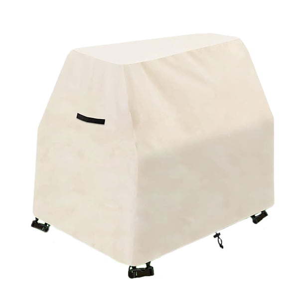Bewildely Cubierta protectora impermeable para juguetes de niños, cubierta impermeable seca y sin moho para parrilla Cubiertas para muebles de jardín beige