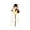 Snowman Magic Fountain LED Christmas Light#4, variant on Light‑Up Santa Claus Reindeer Sleigh Solar Stake Light, Weather Resistant Outdoor Christmas Decoration for Garden Walkway Holiday Party Scene