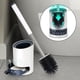 thumbnail image 1 of Cepillos de baño de silicona, limpiador profundo con mango recargable, material TPR, soporte de secado rápido que garantiza condiciones sanitarias, agarre antideslizante para un uso sin esfuerzo, 1 of 5