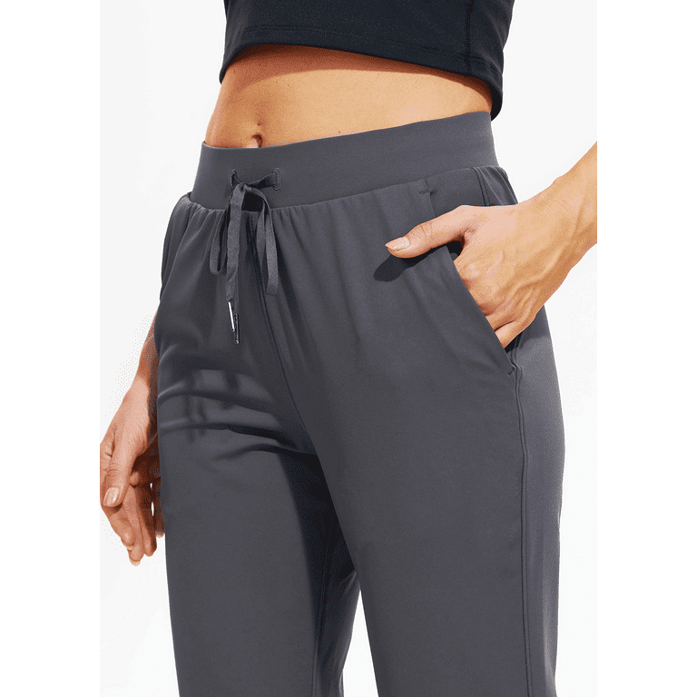 CRZ YOGA Women's Lightweight Joggers Pants with Pockets Drawstring Workout Running  Pants with Elastic Waist