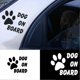 thumbnail image 2 of Calcomanía Reflectante Zhaocheng para Auto con Forma de Pata de Perro Negro, 2 of 4