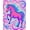 Pink, Pattern 2, variant on ODIKA 8'x10' Machine Washable Non-Slip Area Rug, Galloping Stallion Latch Hook Kit Pre Printed Canvas Needlework Project High Traffic Rug, Brown, 635465