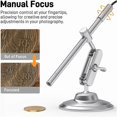 thumbnail image 5 of USB-C Digital Microscope, 10X to 200X Magnification with 8 LED Lights, Handheld Rotating Metal Stand, 5 of 5