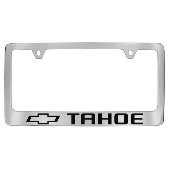 Chevrolet Tahoe Chrome Plated Metal License Plate Frame Holder