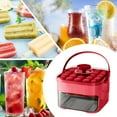 thumbnail image 3 of Yzans Ice Cube Tray Press Release,24 Cubes BPA Free,Easy Removal Mold,Freezer Bin for Cocktail Party, 3 of 6