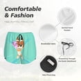 thumbnail image 6 of Lsque Bluey Printed Women's Running Shorts with Liner Pockets,Elastic Quick Dry Workout Athletic Gym Yoga Shorts,Womens High Waist Shorts-XX-Large, 6 of 9