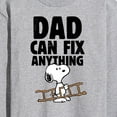 thumbnail image 3 of Peanuts - Snoopy Dad Can Fix It - Men's Long Sleeve T-Shirt, 3 of 6