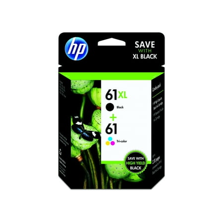 UPC: 0886112115883 | HP 61XL Black High Yield and Tri-Color Original Ink Cartridge  2 Pack