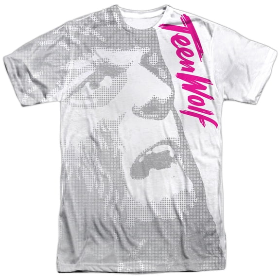Teen Wolf - Silver Halftone - Short Sleeve Shirt - X-Large