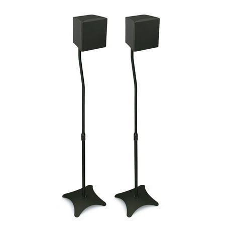 Mount-It! Speaker Stands for Home Theater 5.1 Channel Surround Sound System (Best Value Home Theater)