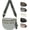 White-Green, variant on Emmafy Crossbody Bags for Women,Spacious Nylon Checkered Crossbody Bum Bag for Women, Fashion Checkerboard Fanny Pack Purse with Anti-theft Pocket, Adjustable Wider Strap Wasit Bag