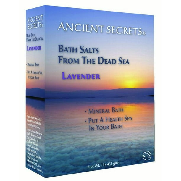 Ancient Secrets Dead Sea Bath Salts, Lavender, 16 Oz