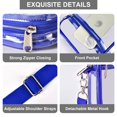 thumbnail image 6 of Clear Stadium Approved Crossbody Bag for Women Men with Front Pocket Transparent Purse for Concerts Sports Games Festivals Theme Parks Travel and Everyday Use Adjustable Strap, 6 of 8