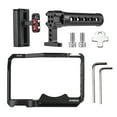 thumbnail image 2 of Camera Cage,Video With Cold Camera Video Side Hand Kit Inch Zv-e1 Camera Cold 1/4 Inch Handle Side 1/4 Inch Zv-e1 Camera Mewmewcat Camera Qisuo Video Camera, 2 of 6