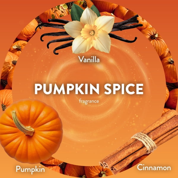 Air Wick Plug-In Scented Oil Warmer Refills, Pumpkin Spice, 6 Count