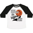 thumbnail image 3 of Inktastic Little Brother and Biggest Fan Basketball Player Boys Toddler T-Shirt, 3 of 5