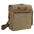 thumbnail image 2 of Vagarant Traveler 12" Tall Style Casual Canvas Satchel Bag C40.MG, 2 of 3