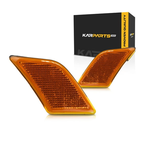 CarLights360: For 2008 2009 2010 2011 Mercedes-Benz C350 Side Marker Light Assembly Driver and Passenger Side Pair DOT Certified - Replaces MB2554100, MB2555100 | 204 820 01 21, 204 820 02 21