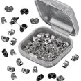 thumbnail image 1 of Butterfly Earring Back Tight 100PCS Secure Metal Ear Locking Earring Stopper, 1 of 10