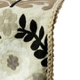 thumbnail image 3 of Decorative Beige Table Runner 8 Seater Table Runner (16 x 108 inch), Lace Embroidery & Tassels Table Runner, Linen fabric Table Linen, Floral Pattern Contemporary Style - Atushi, 3 of 10