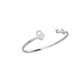 thumbnail image 1 of Brazalete de apertura con forma de llave de amor Plata Salvador, 1 of 8