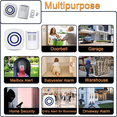 thumbnail image 5 of Sensor Movimiento Timbre Con Campana Timbre Blanco con Azul, 5 of 5