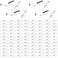 thumbnail image 1 of Gafas de seguridad Salfboy, paquete de 100, gafas transparentes ANSI Z87.1, 1 of 7