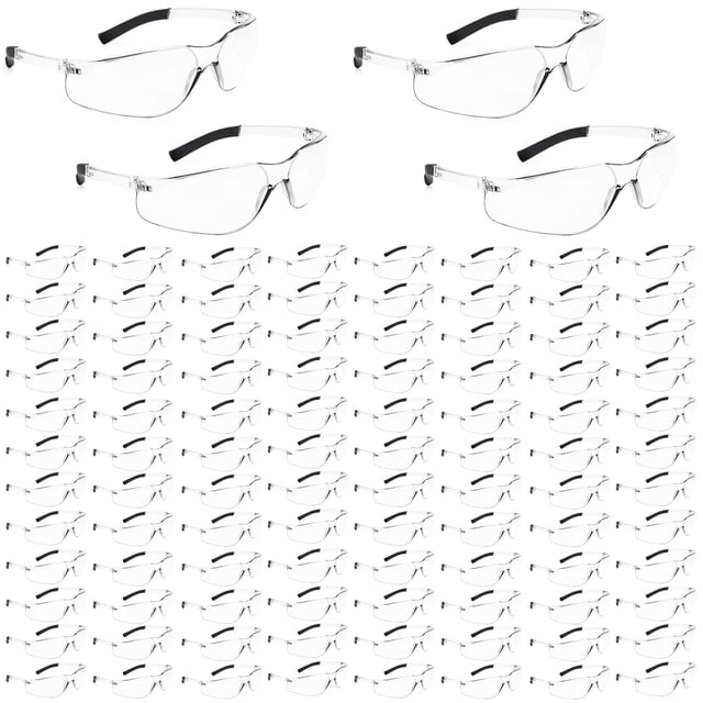 Gafas de seguridad Salfboy, paquete de 100, gafas transparentes ANSI Z87.1