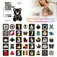 thumbnail image 4 of NIBOLOG Baby Black White Cards Infants High Contrast Flash Card 0-3 Months Newborns Visual Stimulation Brain Sensory Development Paper Card Toy, 4 of 8