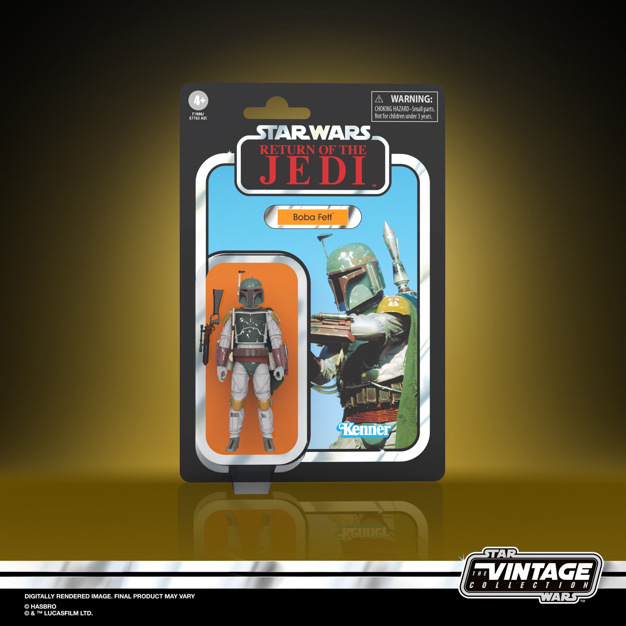 Star Wars The Vintage Collection Boba Fett, 3.75-Inch Figure, 2 Accessories