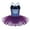 Purple, variant on TiaoBug Girls Glitter Spaghetti Shoulder Straps Mermaid Gymnastics Leotard Tutu Dress 3-10