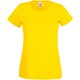 thumbnail image 1 of Camiseta casual de manga corta para mujer (Amarillo Brillante), 1 of 2