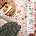 thumbnail image 4 of TWINNIS Area Rug for Living Room Persian Rug Vintage Boho Carpet for Bedroom,Red,6'x9', 4 of 10