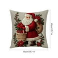 thumbnail image 3 of PRETXORVE Christmas Decorations, Christmas Ornaments, Christmas Pillow Covers, Holiday Decor, Sofa Decor, Linen Pillow, 3 of 6