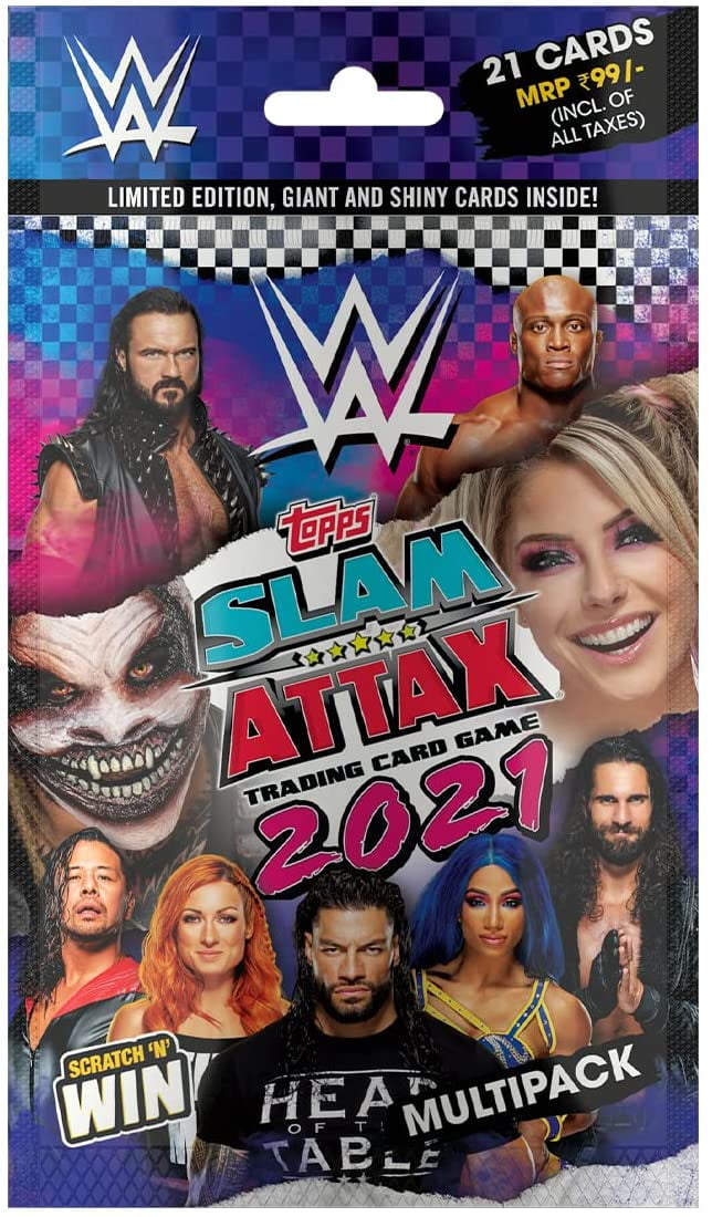 Topps WWE Slam Attax 2021 Multipack TCG New And Sealed 