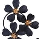 thumbnail image 5 of Pendientes de flores de camelia Pendientes de flores Pendientes de flores vintage de moda para Negro, 5 of 9