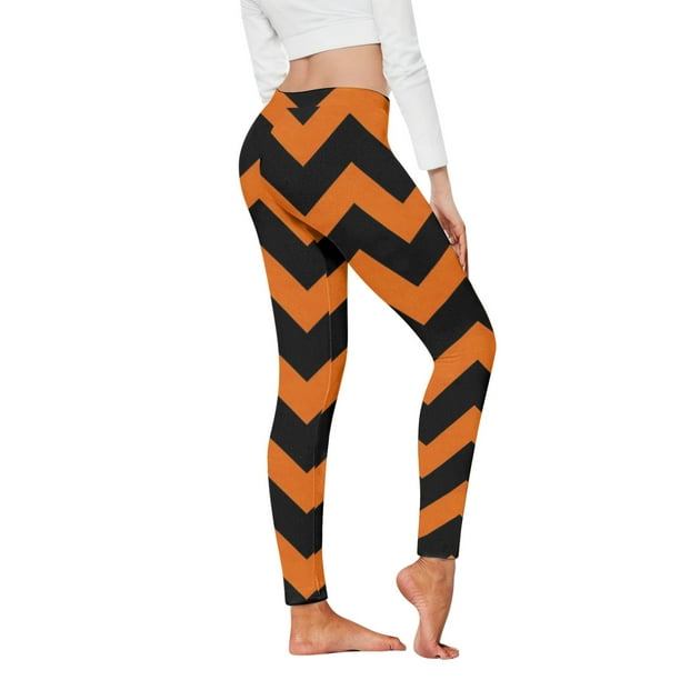 WILLBEST Mallas Deportivas de Yoga Con Estampado de Halloween Para Mujer, Pantalones de Entrenamiento de Cintura Alta, Elásticos y Cómodos, Para Fitness Chica