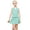 Mint Green, variant on Girls Tennis Golf Outfit Sleeveless Polo V Neck Tank Top and Skorts Sets Sport Skirt with Pockets