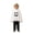 00-White184, variant on WOYY Boys Halloween Dress-Up Outfits Children's Loose Fit Hooded Top Pants Set, Size 3M-9Y