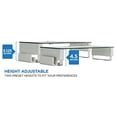 thumbnail image 5 of Support d'Écran en Verre MI-7264 pour Ordinateur de Bureau Riser&44; Verre Trempé Clair, 5 of 5