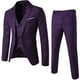 thumbnail image 2 of Traje informal de negocios de tres piezas para el novio, padrino de boda, traje de un botón, 2 of 6
