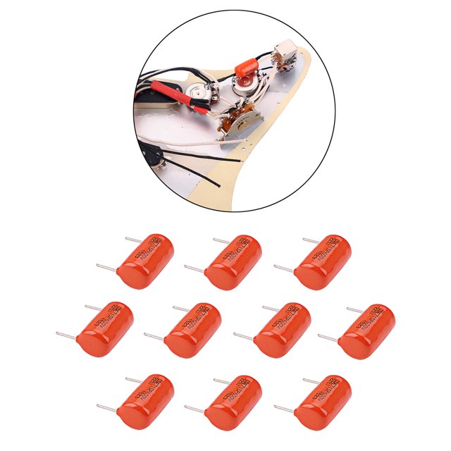 10 PCS 715P Tapas de Condensador de gota naranja DYNWAVEMX Condensador de caída